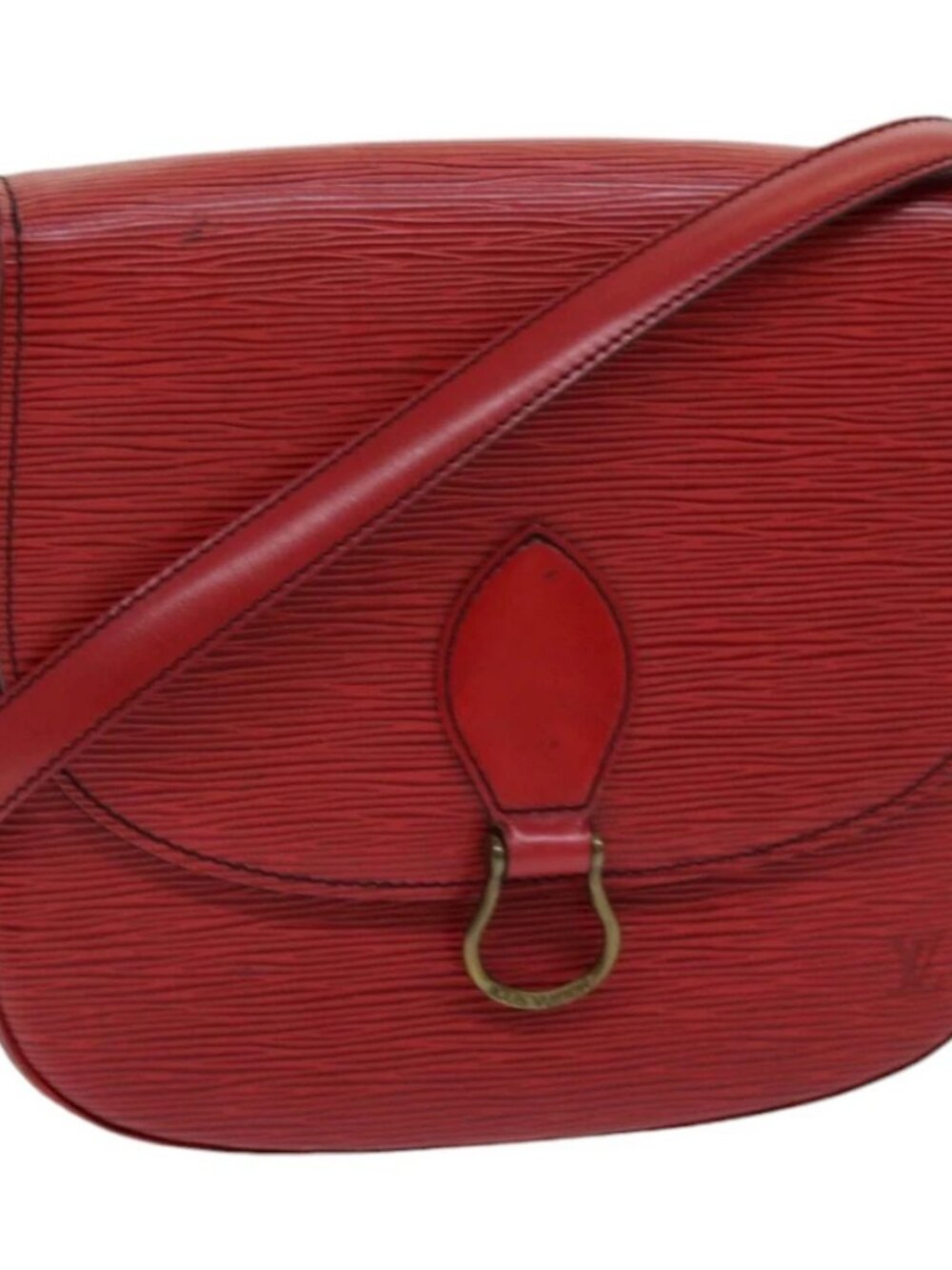 LOUIS VUITTON Epi Saint Cloud GM Shoulder Bag Red - Picture 2 of 16